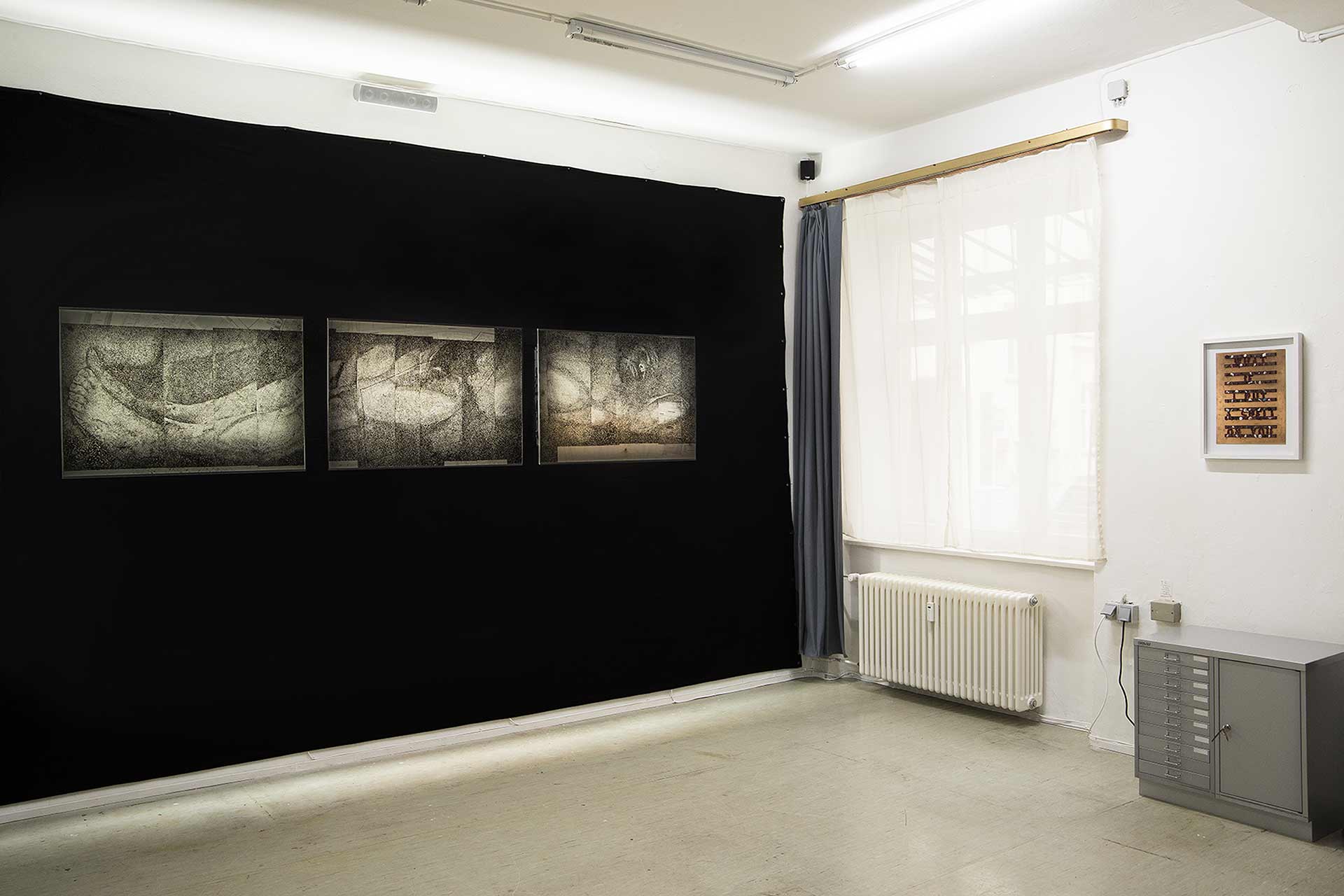installation shot Dante exhibition